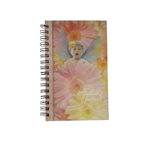 Kathleen Francour Flitterbyes Spiral Journal Floral Fairy Baby Lined Notebook